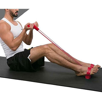 TD® Sport Maison Materiel, Corde de Tension Multifonctionnelle, Abdos Jambes Entraînement de Résistance,Redressement Assis  4 Tubes